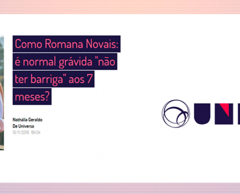 UNIVERSIA | Como Romana Novais: é normal grávida "não ter barriga" aos 7 meses?