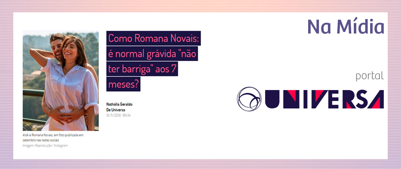 UNIVERSIA | Como Romana Novais: é normal grávida "não ter barriga" aos 7 meses?