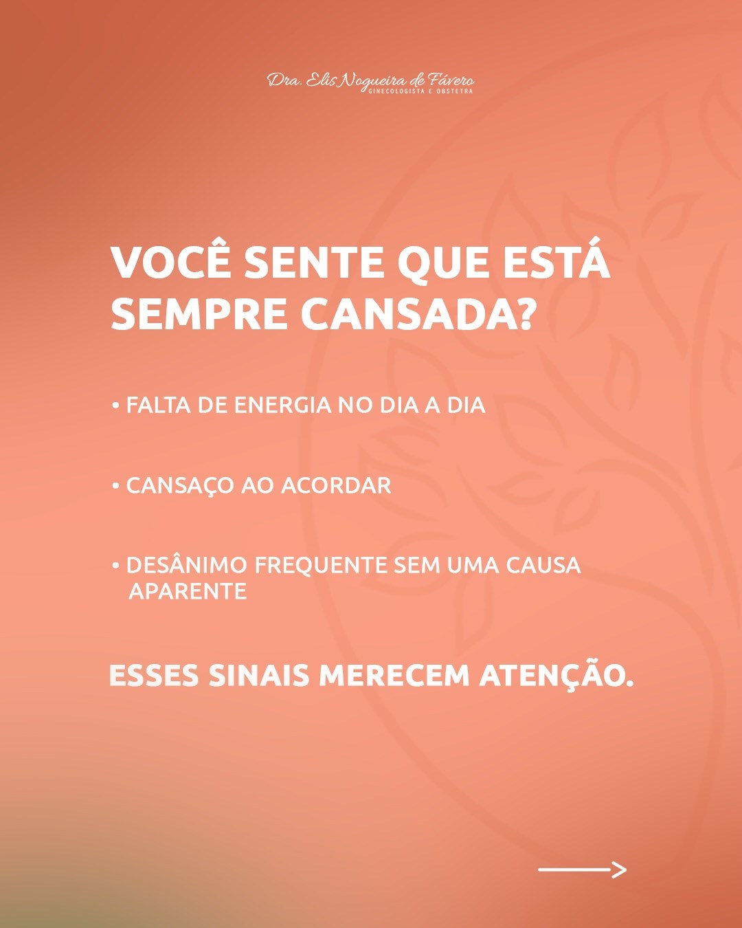 Cansaço constante não é normal